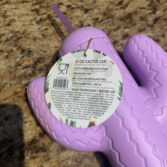 Pink Sky Purple Catcus Cup - Picture 2 of 2